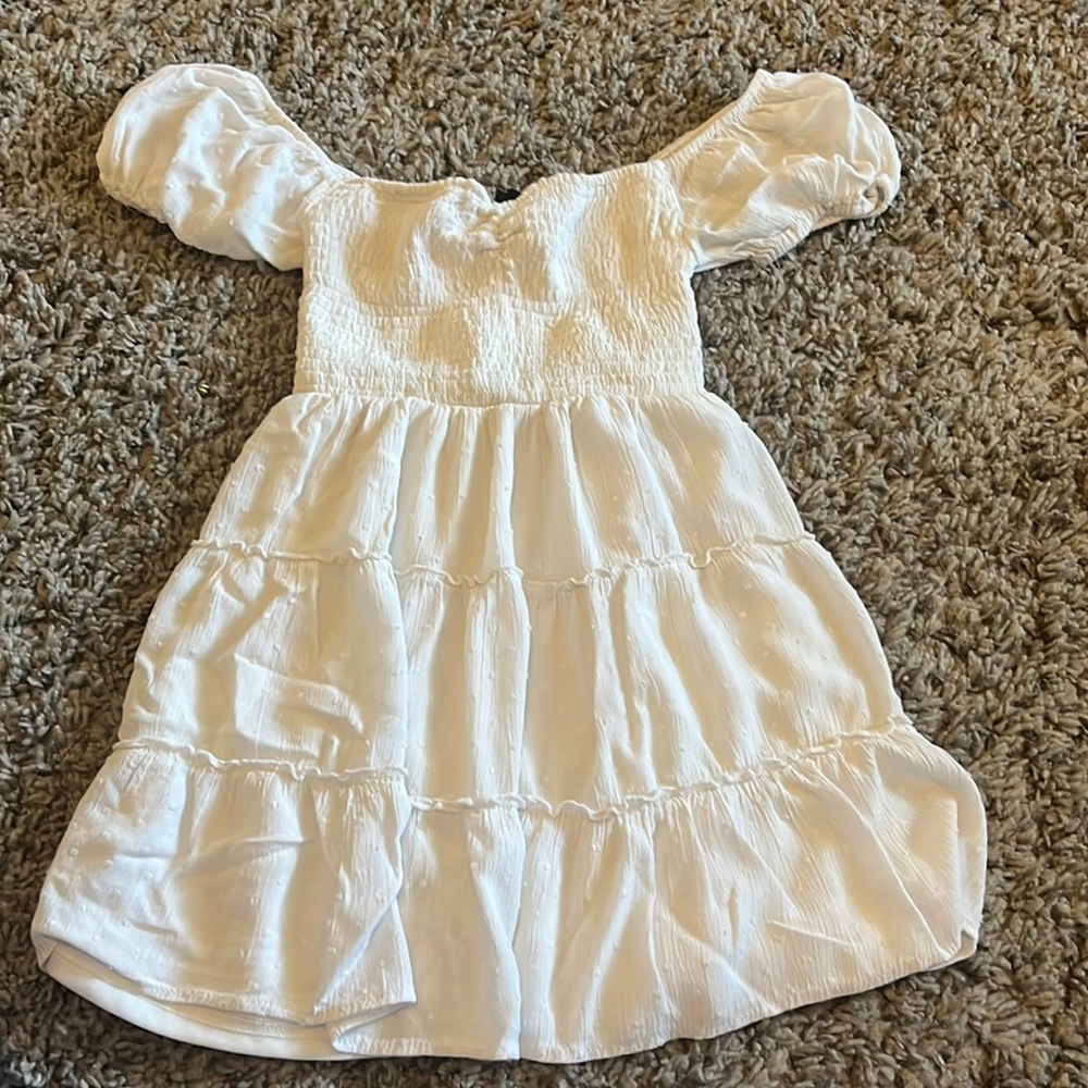 White Polka Dot Dress